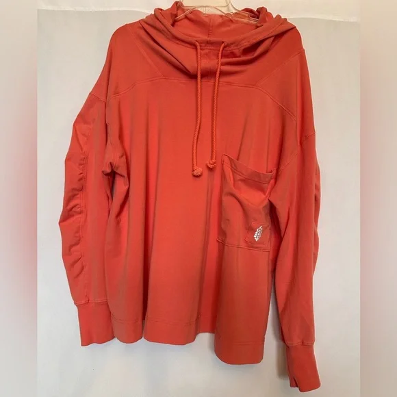 FP Movement Hot Shot Hooded Layer Coral Pink Size M Oversized Size M - Picture 2 of 9